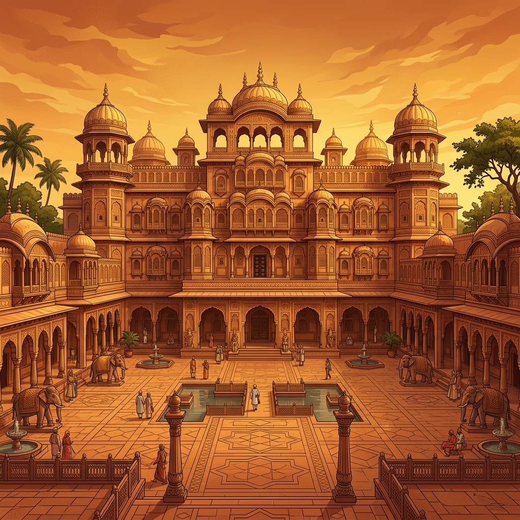 Rajasthani Palace Texture